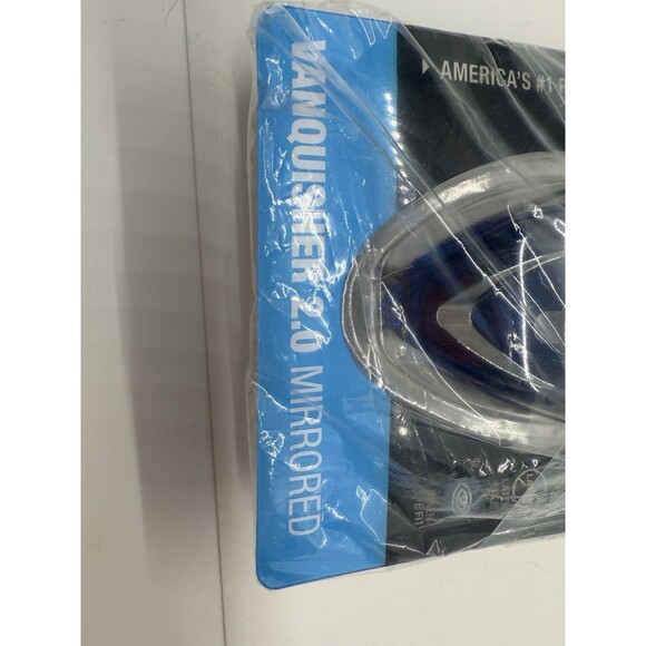 SPEEDO Competitive Vanquished 2.0 Mirrored Silver Swimming Goggles New - Picture 6 of 13